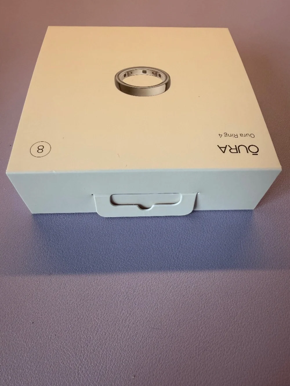 BRAND NEW FACTORY SEALED OURA RING 4 SIZE 8 SILVER